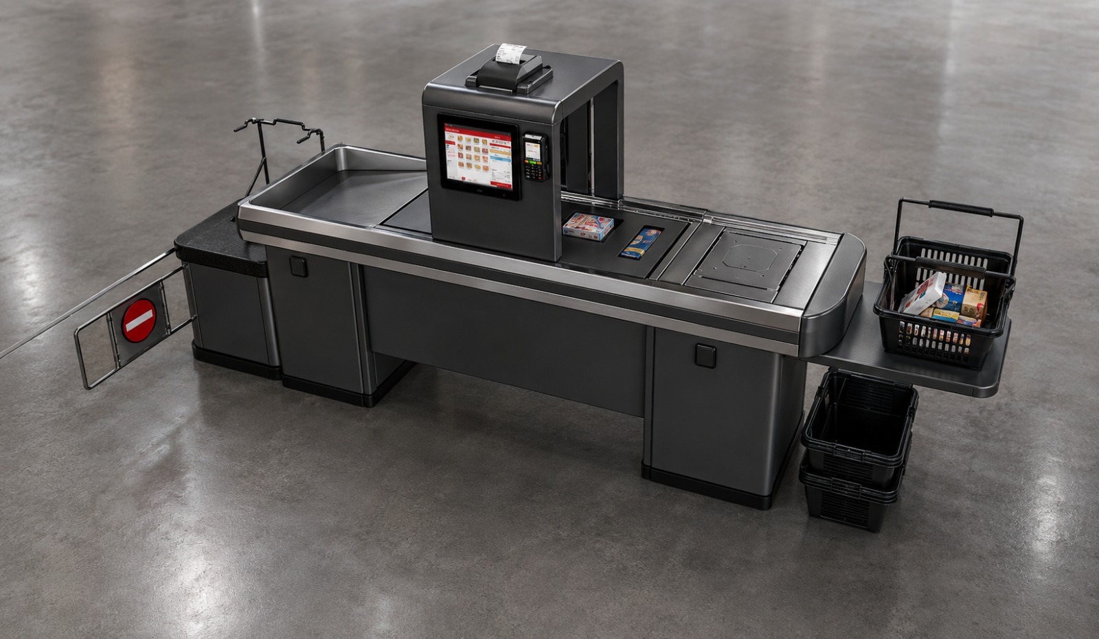 Protótipo real do terminal JEC Checkout Automático